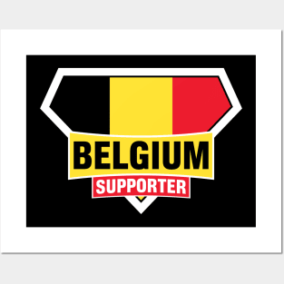 Belgium Super Flag Supporter Posters and Art